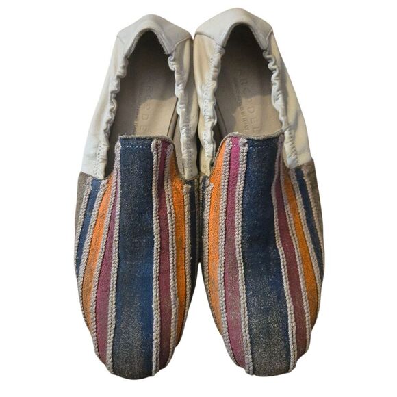 Marco Delli Size 39, US 8 Italy Taylor Flat Saddle Shoe Rainbow Luxury - Picture 1 of 11